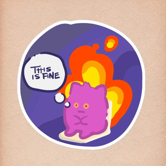 Gengar - This is Fine - Honey and Fir